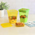7 Sets 12 Youngever Plastic Parfait Cups with Lids and Inserts, Reusable Yogurt Cups - Spill and Leak Proof (Large