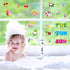 Summer Thick Gel Clings Hawaiian Beach Tropic Stickers for Home Classroom Nursery, Fun in The Sun Window Gel Decals,