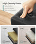 15 Inches Grommet 660 lb, ULSF30B SONGMICS Mazie Collection - Ottoman with Storage, Footstool, Storage Ottoman
