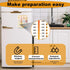 Kitchen Conversion Chart Magnet, 7.95x5.94 inch Measurements Chart for Weight Liquid Temperature, Cute Kitchen Accessory