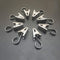 Coideal Small Curtain Clips for Hanging, 25 Pack Stainless Steel Fabric Hooks for RV Canopy Accessory