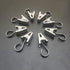 Coideal Small Curtain Clips for Hanging, 25 Pack Stainless Steel Fabric Hooks for RV Canopy Accessory