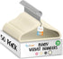TechZoo 50 Premium Baby Velvet Hangers - 11.8" Non-Slip, Ultra-Slim Space-Saving Children