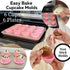 Evelots Baking Cupcake Molds - Silicone Teacup Set - 12 Pc Set - Oven-Safe - Nonstick - Muffin Cups for Bridal/Baby Shower, Birthday/Tea Party - 6 Cups & 6 Saucers - BPA Free by Evelots