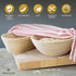 15.5 5.5 3.5 Banneton Bread Proofing Basket Handwoven Rattan Banneton for Artisan Sourdough, Includes Linen Liner