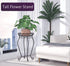 200LB 12.5 23.6 Inches, Yimobra Tall Plant Stand Indoor Outdoor, Hold Up Metal Flower Plant Stand, Heavy Duty Rustproof
