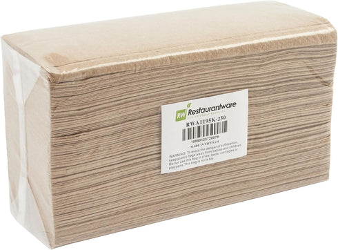 9.5 9.25 Inch 250 Commercial 1 Restaurantware M Fold Paper Towels x - Multifold Hand Towels, Ply, Kraft With Full-Dot