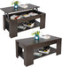Modern ZENY Lift Top Coffee Table with Hidden Storage - Ideal for Living Room