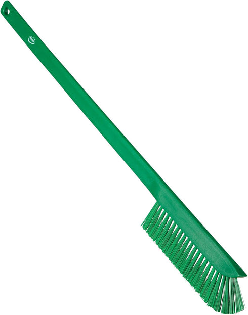 41972 23.62" Vikan Ultra-Slim Cleaning Brush with Long Handle, Medium, Green