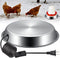 12 Inch Chicken Water Heater Base, 5 Gallons Poultry Drinker Heater Base
