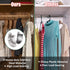 Cosweet 6 Packs Stainless Steel Closet Pole Sockets - Closet Rod End Supports with Screws for Easy Installation