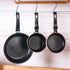 Zoofen 4.7" Mini Round Frying Pan, Non-Stick Egg Skillet with Long Handle for Breakfast