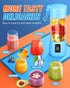 Portable Blender for Shakes and Smoothies - 6 Blades Juicer Cup, USB Rechargeable, Personal Blender for Kitchen and