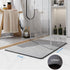 Diatomaceous Earth Bath Mat Rug, Super Absorbent Non Slip Quick Dry Bathroom Mat, 17"x27.5", Grey