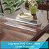 AONCHLIU 1.5mm Clear PVC Table Cover Protector Thick Crystal Plastic Desk Table Cover Protection Waterproof Vinyl Clear