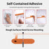 YeeBeny Orange Paper Towel Holder Kitchen Roll Holder, Paper Towel Holder - Self Adhesive or Drilling, Under Cabinet