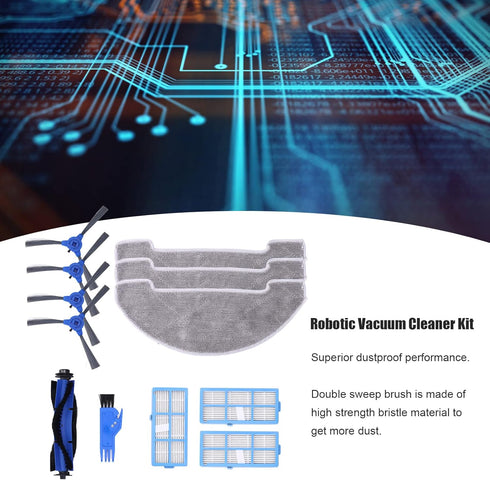 Robotic Vacuum Cleaner Replacement Filters, Compatible with Proscenic 850T Sweeping Robot