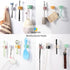 4Pcs iBetterLife Good Grips Razor Holder - Silicone Toothbrush Holders for Shower Wall Mounted Self Adhesive Cute Dorm
