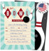 Koko Paper Co Bowling Themed Invitations, Set of 25 Fill In Style Cards for Kids Birthday or Bowling Parties