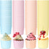 100 Pieces Multi Color Baking Cups for Muffins, 5.5 oz Cupcake Wrappers for Desserts, Baby Showers, Birthday Parties
