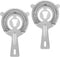 Tifanso 2PCS Cocktail Strainer Bar Tools, Stainless Steel Bartender Accessories with High Density Spring for Filtering