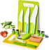 Montessori Kids Kitchen Knife Set, 13 Pieces Wooden Knives for Real Cooking, Includes 4 Toddler Safe Knives & Cutting