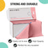 Exquisite Party Solids 54 Inch X 100 Feet Pink Plastic Table Cover Roll, Cut-to-Size Box with Convenient Slide Cutter