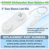Dishwasher Door Balance Link Kit - 2 PCS 8194001 & 2 PCS 8270020, Replace WP8270020 8270022 for KitchenAid Maytag