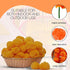 Marigold Garland for Decoration, 5 Feet Long Strands of Artificial Flowers, Indian Décor for Wedding, Christmas, Events