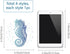 GORGECRAFT 4PCS 6.3 Inch Sea Animal Window Decals Static Waterproof Sea Turtle Seahorse Octopus Sea Fish Window Clings Ocean Film for Bedroom Bathroom Prevent Bird Pets Strikes Home Decorations
