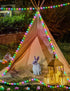 33Ft 16 Smart Color Changing Globe String Lights, Million Colored Fairy Lights Plug in APP & Remote Control DIY Music