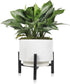 Vigordream Metal Plant Stand, Adjustable Heavy Duty Sturdy Plant Holder for Indoor