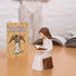SIGUEJOR Reading Thinker Statue, Aesthetic Book Lover Gift for Women, Readers, Graduates, Students, and Teachers