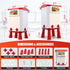 3 Control,Red,12.5 8.3 inch 8.3 Gallon Heated Chicken Waterer for Winter Automatic Chicken Water Heater,Adsjustable
