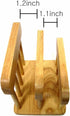 LENITH Wooden Dual Cutting Board Rack, Chopping Board Organizer Stand Holder for Kitchen