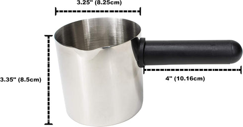 Mian 4 Cup Universal Stainless Steel Espresso Coffee Replacement Carafe