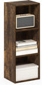 Furinno PASIR Book Shelf, 3-Tier Bookshelf, Bookcase with Open Shelves, 9 x