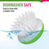 2Pcs Set Vegetable Brush Scrubber for Food Fruit and Veggie Brush Silicone Top and Ultra-Strong Bristles Potato