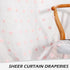 63 Inch 38" 63" 2 MYSKY HOME Pink Curtains for Girls Bedroom Nursery Pom Pom Curains for Girls Kids Room Long White