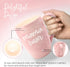 Pavilion Large Ceramic Coffee Mug with "Mama Bear" Design, Microwave & Dishwasher Compatible, Pink, 20 oz