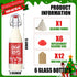 6 Set 16 oz Sieral Coquito Bottles Christmas Swing Top Glass Bottles Flip Top Brewing Bottle for Vanilla Extract