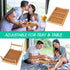 Artmeer Bed Tray Table with Folding Legs,Bamboo Breakfast in Bed for TV Table, Laptop Computer Tray,Eating,Snack