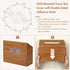 Gobam Carbonized Bamboo Hand Towels Box Cover, Compatible with Kleenex Hand Towels, Wall Mountable Paper Towel Holder