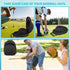 Glamgen Hard Hat Case for Baseball Caps, Travel Carrier with One Black Cap, Adjustable Shoulder Strap