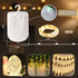 2 Pack 8 (32FT DomeStar Fairy Lights Battery Operate, Rechargeable Lights with Timer, Waterproof Modes for Bedroom