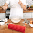 Silicone Pyramid Pan, 16 x 11 inches Large Red Baking Mat, Cooking Pan Oven Tray, 2 Pack