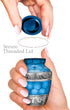 Trupoint Memorials Small Urns for Human Ashes Keepsake, Decorative Mini Cremation Urn for Adult Men Women, Light Blue