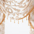 NAPEARL Waterfall Valance Window Treatment for Living Room, Two Swags Valance, Kitchen Bedroom Decoration