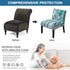 lihuitong Armless 2 Armless Armless 23) Chair Slipcover Pieces Printed Accent Chair Cover Stretch Spandex Slipper Chair