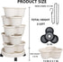 5 Hourleey Strawberry Planter, Tier Stackable Gaden Tower for Flowers, Vegetables, Grow Your Own Herb Garden Vertical